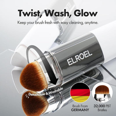 ELROEL BLANC Cover Cream Stick V w/ Detachable Brush